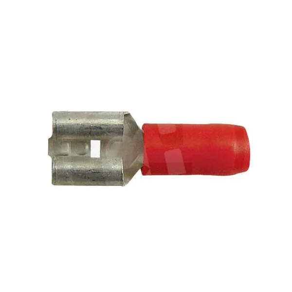 TERMINAL FASTON H 6,3X0,8 (BL) ROJO