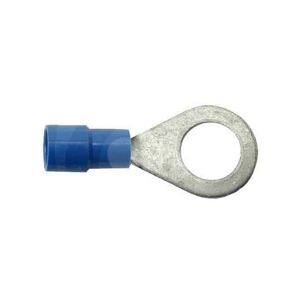 TERMINAL OJO PREAISLADO 6MM (BL) AZUL
