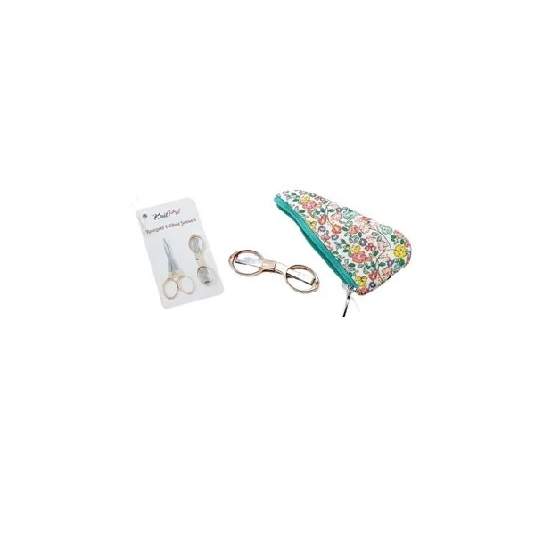 Tijera plegable Rose gold Knitpro