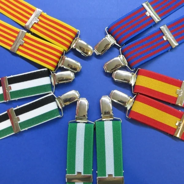 Tirantes caballero banderas