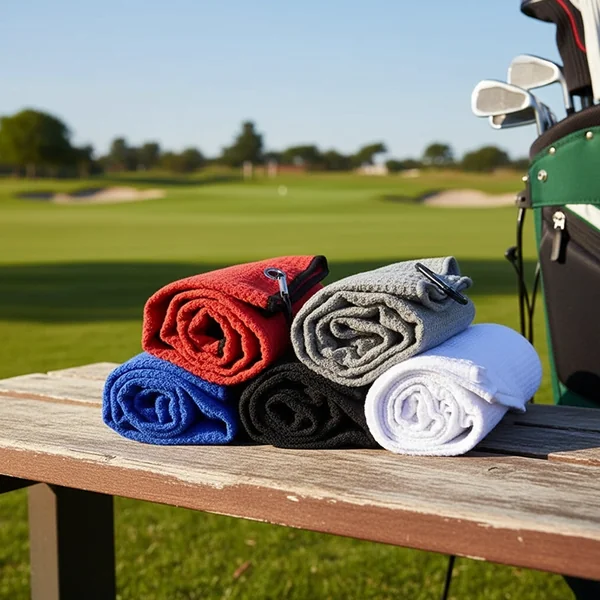 Toalla de golf de microfibra con gancho - Imagen 6