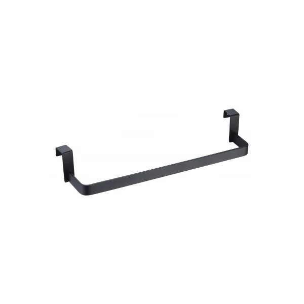 Toallero Imex negro para lateral de mueble