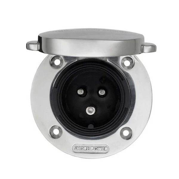Toma de muelle de acero inoxidable de 32 A - Imagen 2