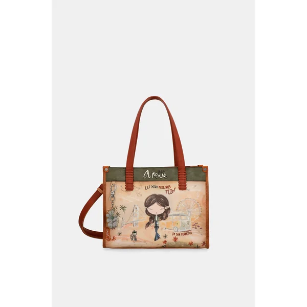 Tote Peace & Love Camel