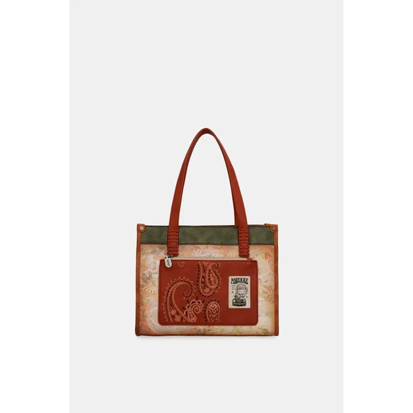 Tote Peace & Love Camel - Imagen 3