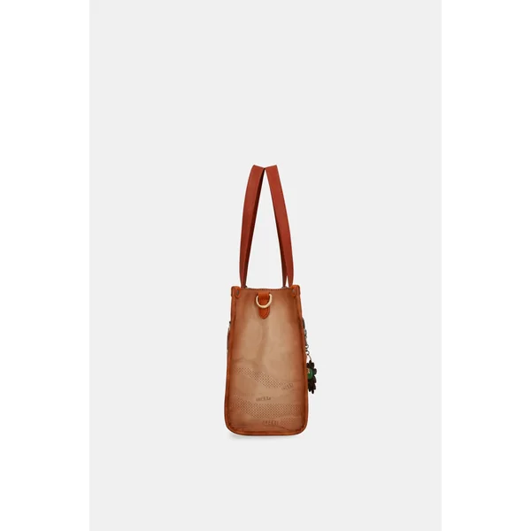 Tote Peace & Love Camel - Imagen 4