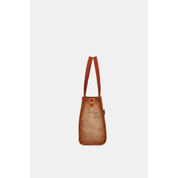 Tote Peace & Love Camel - Imagen 8