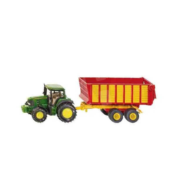 TRACTOR JOHN DEERE CON REMOLQUE - Imagen 2