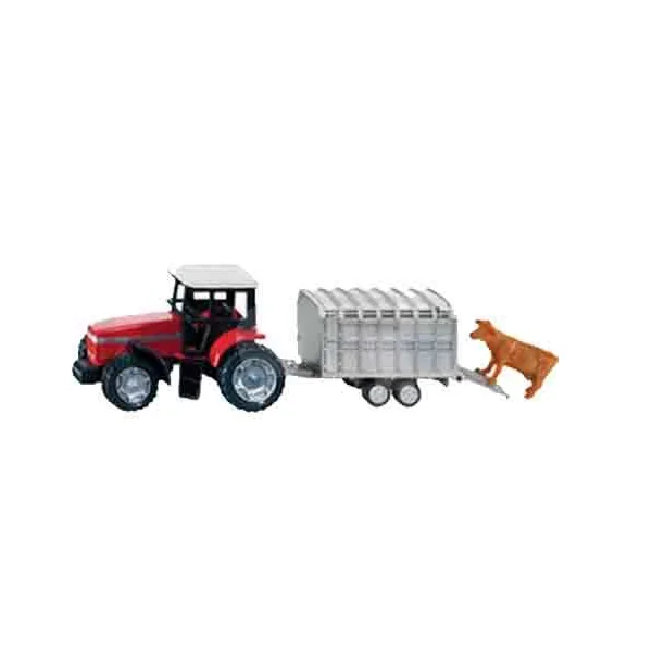 TRACTOR MASSEY CON REMOLQUE GANADO - Imagen 2