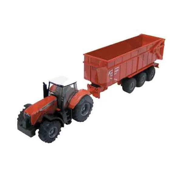 TRACTOR MASSEY FERGUSON CON REMOLQUE
