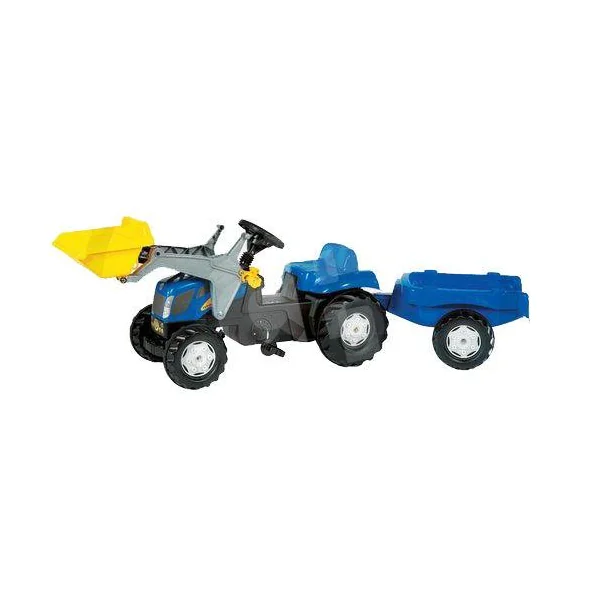 TRACTOR NEW HOLLAND CARGADOR Y REMOLQUE