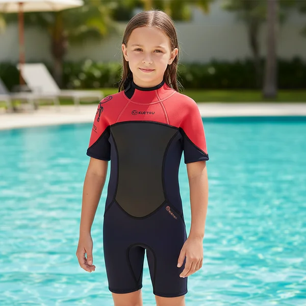 Traje de Buceo para Niños Manga Corta