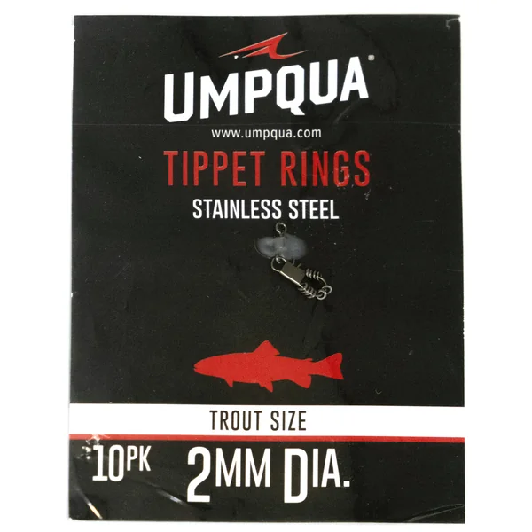 Umpqua Anilla para tippet Standard 2mm Pack de 10 unidades