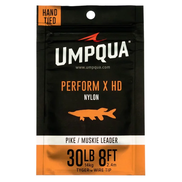 Umpqua Perform X Pike Leader c/Tyger Wire Tip 8ft 30lb