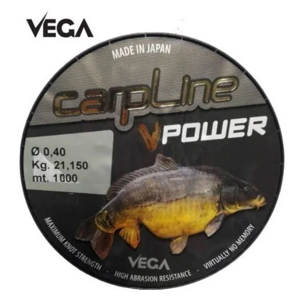 VEGA MONIFILAMENTO CARP CAMOU 0,40 mm 1000 m - Arapaima Fishing