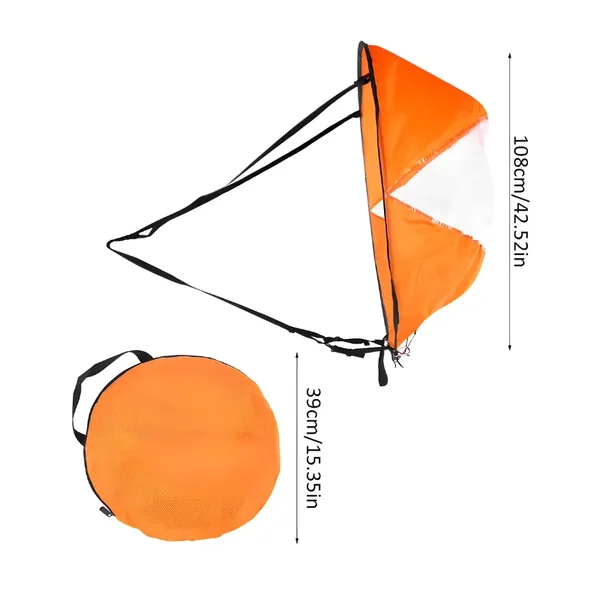 Vela de viento plegable para kayak - Imagen 2