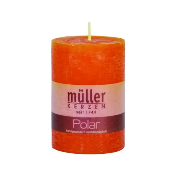 Vela Taco Rustica Müller 100/72Mm Naranja