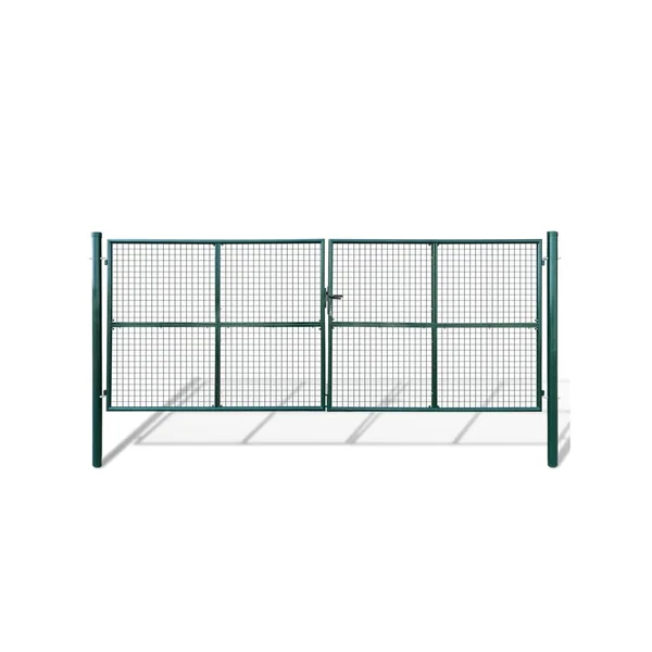 Verja jardín VIDAXL Verde Acero