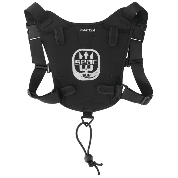Vest Caccia Nero Chaleco Porta Pesos