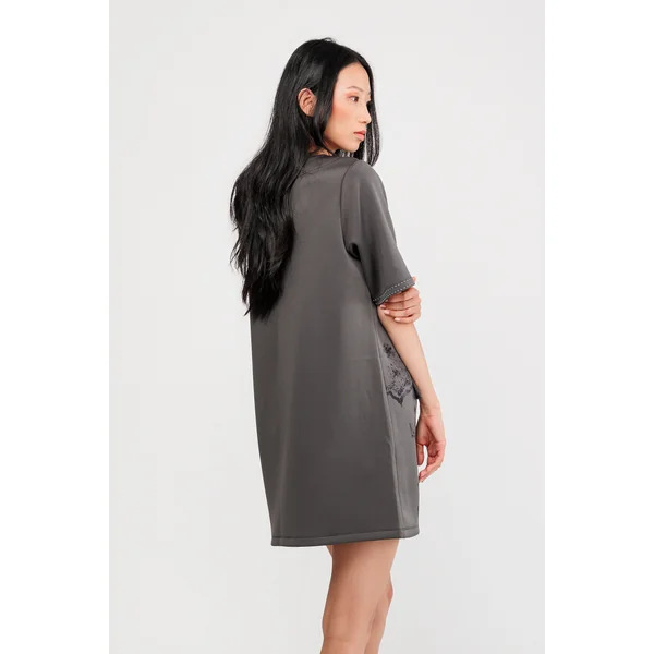 Vestido gris - Imagen 3