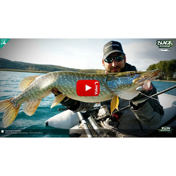 Video pescando lucios con Iberux y Black Minnow en Ruidera. Remember.