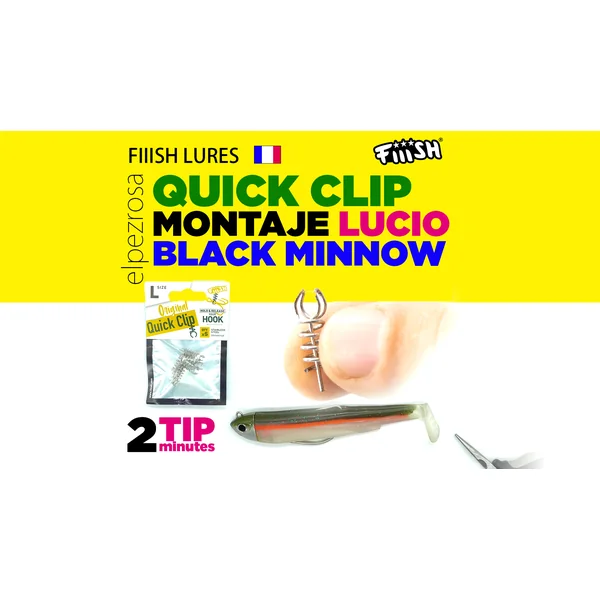 Video TUTORIAL | BLACK MINNOW más QUICK CLIP