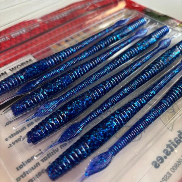 Vinilo AGR Motion Worm 5.5'' Junebug Blue Flake