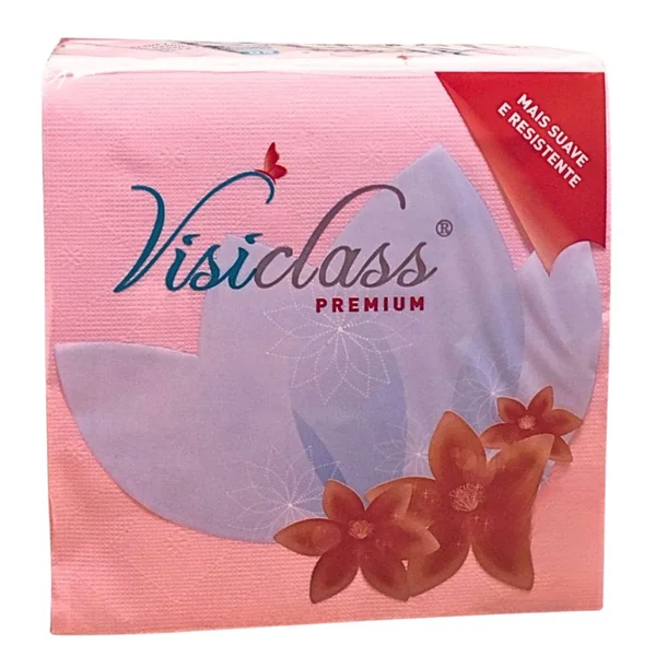 Visiclass Servilletas Premiun Rosada 40 x 40 50 Und