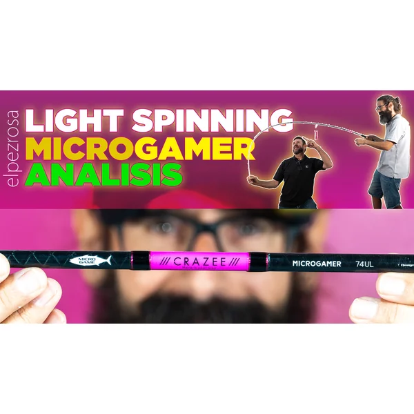 Vídeo Análisis: Nueva Caña Crazee Microgamer para spinning ligero