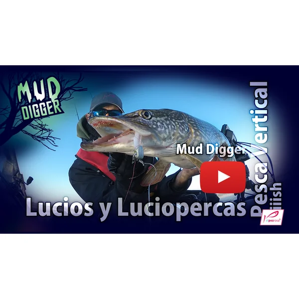 Vídeo. Pescando con Mud Digger Lucios y Luciopercas en vertical