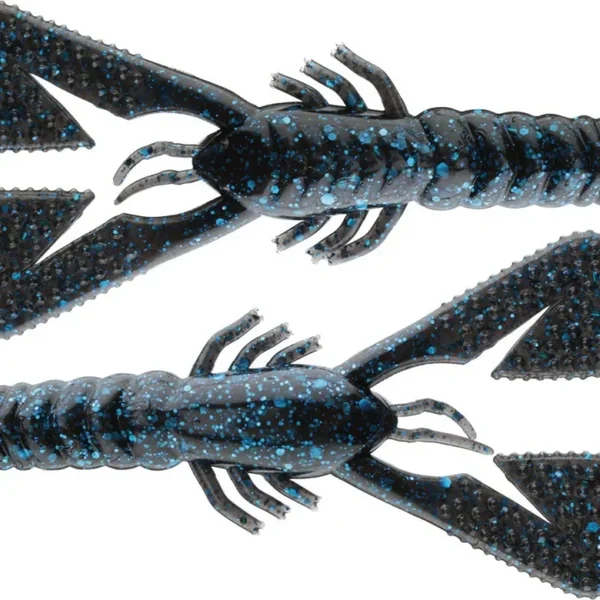 Z-Man Turbo CrawZ 4" Black Blue Flake