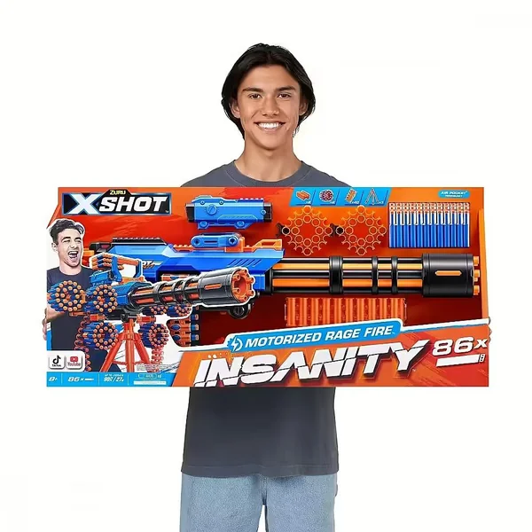 Zuru XShot Insanity Motorized Rage Fire 8+ - Imagen 5